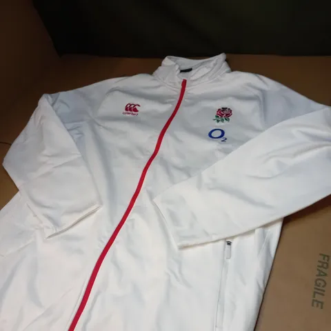 MENS ENGLAND RUGBY TRAINING JACKET SIZE 4XL