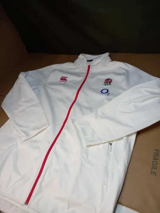 MENS ENGLAND RUGBY TRAINING JACKET SIZE 4XL