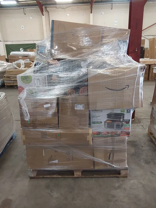 PALLET OF APPROXIMATELY 23 UNPROCESSED RAW RETURN HOUSEHOLD AND ELECTRICAL GOODS TO INCLUDE;