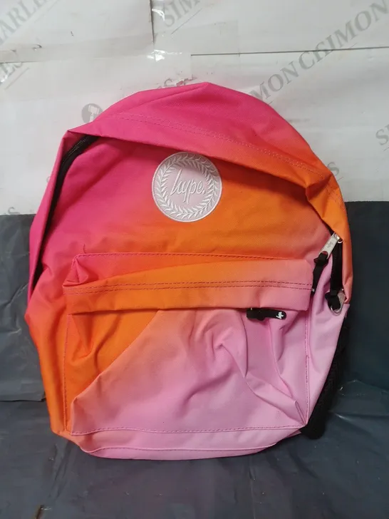 HYPE UNISEX MULTI PINK/ORANGE GRADIENT BACKPACK