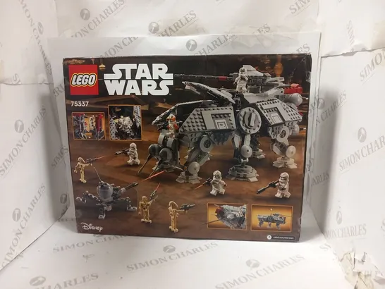 BOXED LEGO STAR WARS 75337 AT-TE WALKER