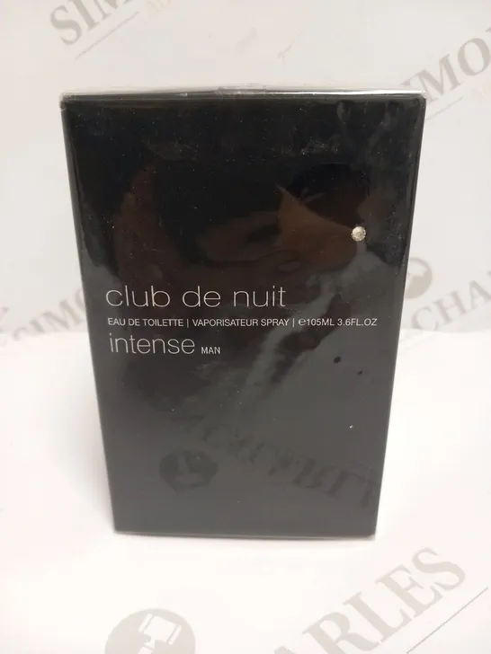 BOXED AND SEALED CLUB DE NUIT INTENSE MAN EAU DE TOILETTE 105ML