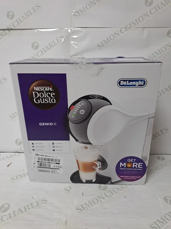 BOXED DELONGHI NESCAFE DOLCE GUSTO GENIO S COFFEE MACHINE RRP £84