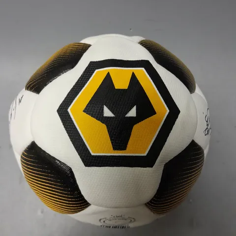 WOLVES FOOTBALL CLUB SIGNED FOOTBALL - SIZE 5