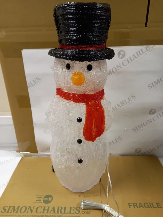 JOHN LEWIS ICE WHITE LED SNOWMAN 