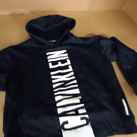 CALVIN KLEIN JEANS BLACK HOODIE - S