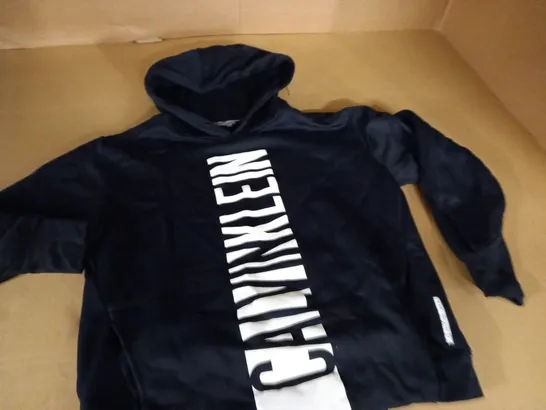 CALVIN KLEIN JEANS BLACK HOODIE - S