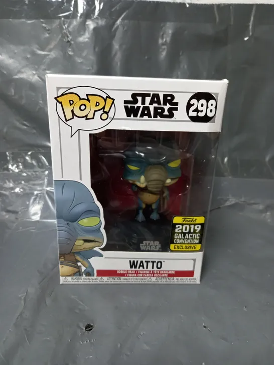 BOXED FUNKO POP! STAR WARS "WATTO" BOBBLE-HEAD FIGURE