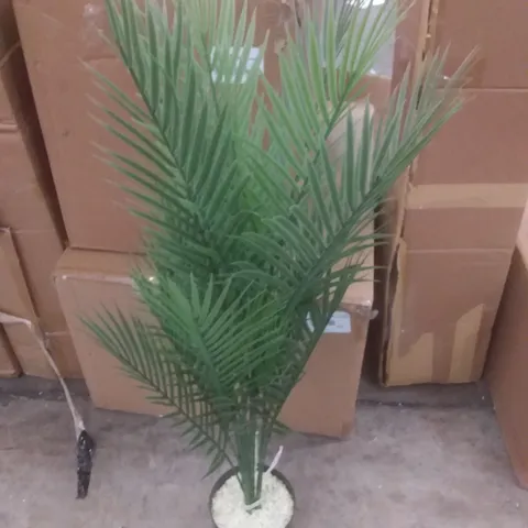 BOXED FLOURESCENT ARTIFICIAL PALM PLANTS