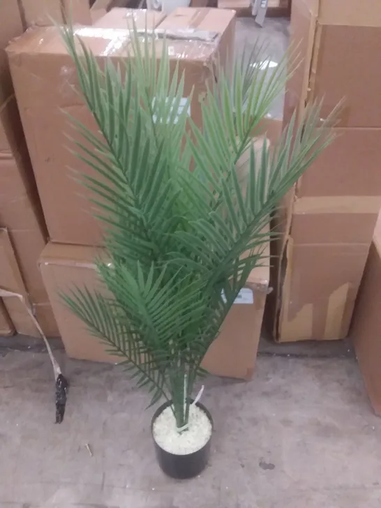 BOXED FLOURESCENT ARTIFICIAL PALM PLANTS