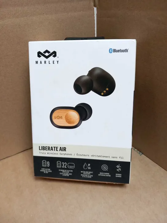 BOXED HOUSE OF MARLEY LIBERATE AIR TRULY WIRELESS EARPHONES