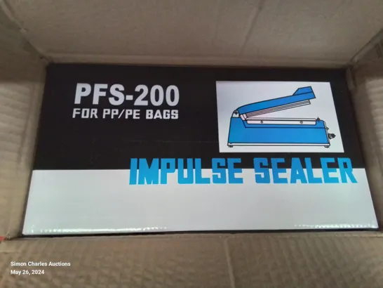 A BOX OF 2 BOXED IMPULSE SEALERS PFS-200