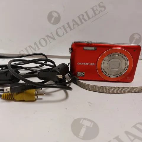 OLYMPUS VG-120 DIGITAL CAMERA - RED 