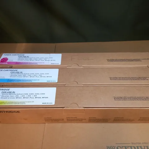 LOT OF 3 TONER CARTRIDGES