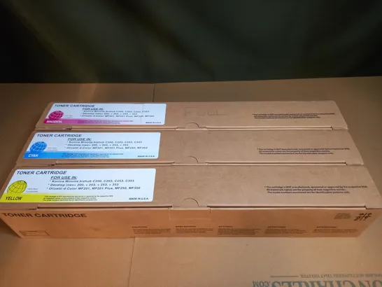 LOT OF 3 TONER CARTRIDGES