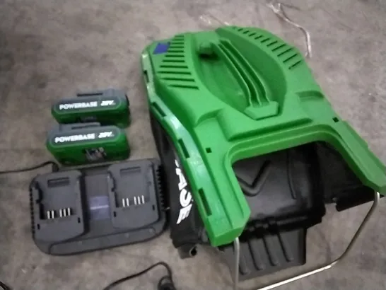 BOXED POWERBASE 37CM 40V CORDLESS MOWER