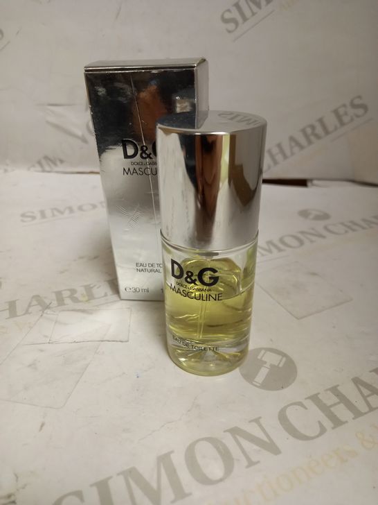 BOXED D&G DOLCE QAND GABBANA MASCULINE EAU DE TOILETTE