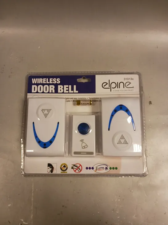  SEALED ELPINE 31013C WIRELESS DOORBELL 