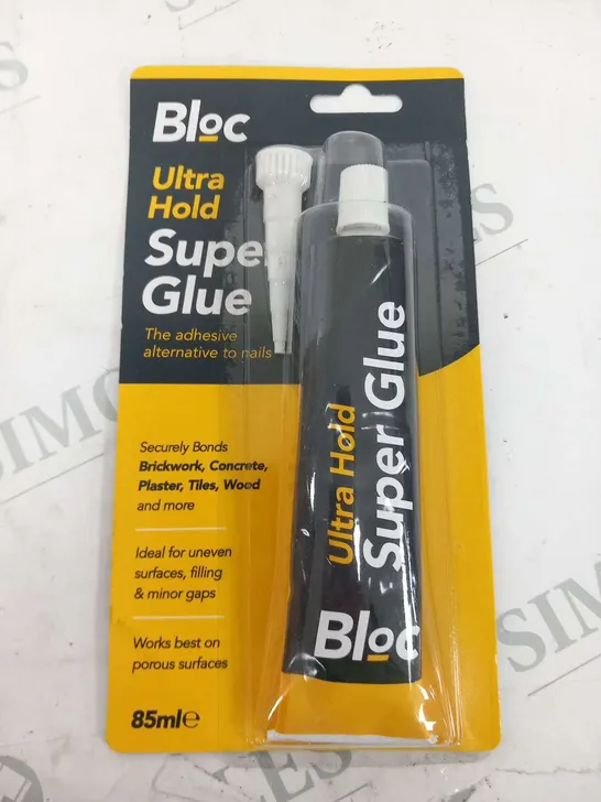 APPROXIMATELY 19 BLOC ULTRA HOLD SUPER GLUE 85ML