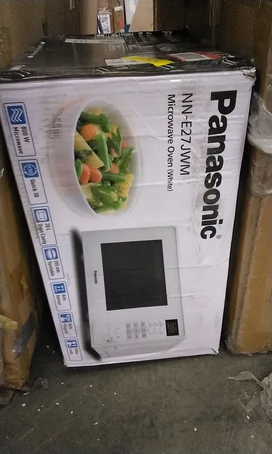 BOXED PANASONIC MICROWAVE OVEN WHITE NN-E27JWM