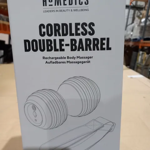 BOX OF 6 BRAND NEW HOMEDICS CORDLESS DOUBLE BARREL RECHARGEABLE BODY MASSAGERS