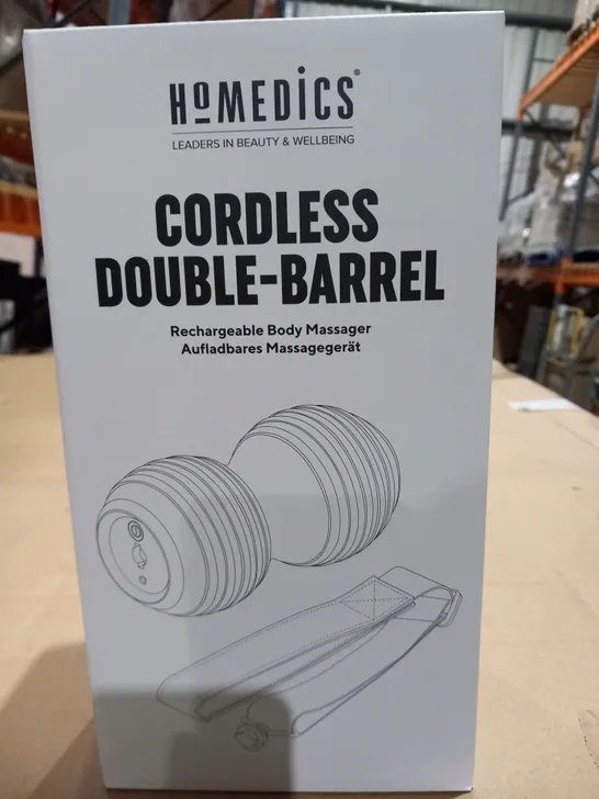 BOX OF 6 BRAND NEW HOMEDICS CORDLESS DOUBLE BARREL RECHARGEABLE BODY MASSAGERS