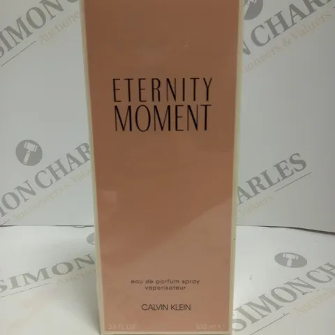 BOXED AND SEALED ETERNITY MOMENT EAU DE PARFUM CALVIN KLEIN 100ML