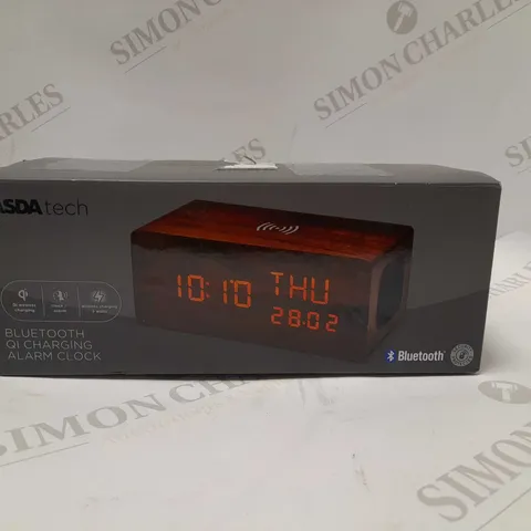 TECH BLOTOOTH QI CHARGING ALARM CLOCK