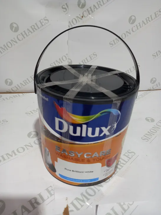 DULUX EASYCARE PURE BRILLIANT WHITE MATT EMULSION PAINT, 2.5L