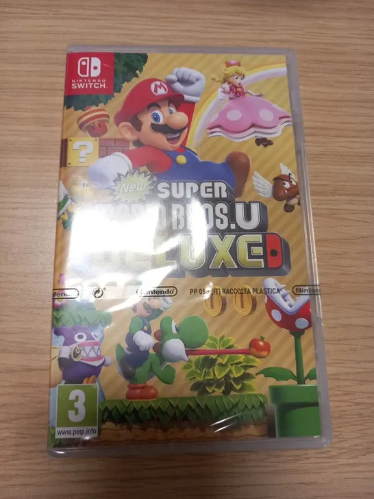 BOXED AND SEALED SUPER MARIO BROS.U DELUXE NINTENDO SWITCH