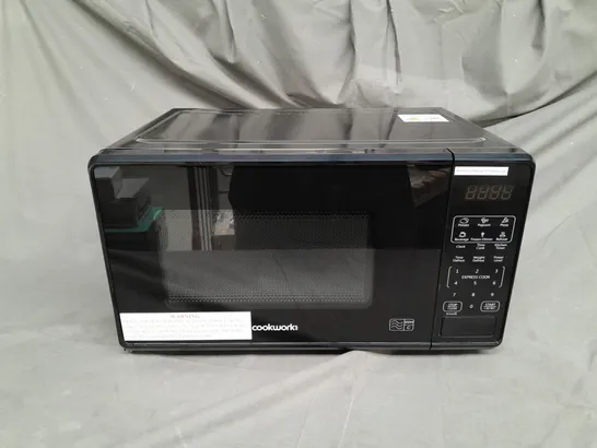 COOKWORKS 700W BLACK MICROWAVE