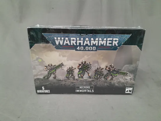 SEALED WARHAMMER 40,000 NECRONS - IMMORTALS