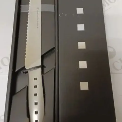 BOXED SHA RA KU MONO MOLYBDENUM VANADIUM STEEL 18-8 STAINESS STEEL FJ-05 17.5CM BREAD KNIFE