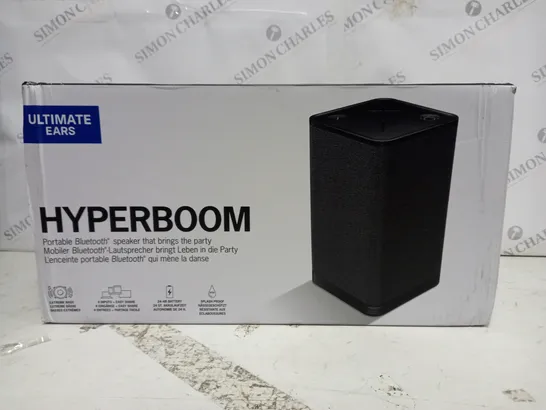 BOXED ULTIMATE EARS HYPERBOOM PORTABLE BLUETOOTH SPEAKER 