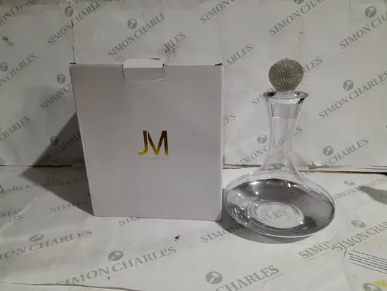 BOXED JULIEN MACDONALD GLASS VASE DECOR