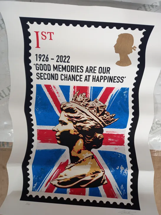 LIMITED EDITION SIGNED 1ST CLASS BRITISH STAMP ARTWORK (23/60)