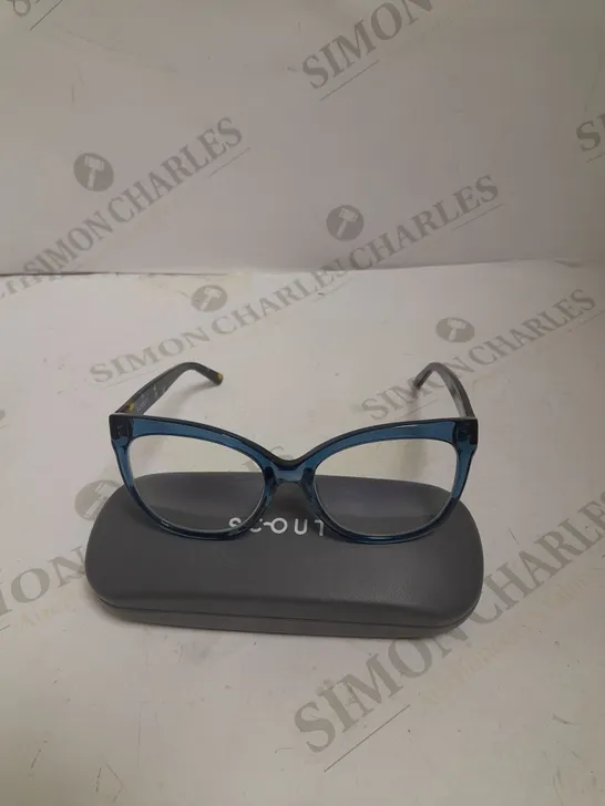 SCOUT MILA BLUE FRAMED CAT EYES GLASSES 