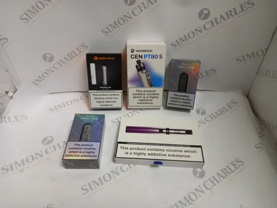 5 ASSORTED VAPE PRODUCTS INCLUDING: INNOKIN, GEN PT80 S