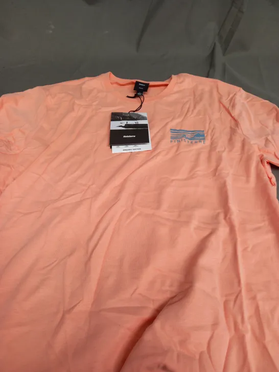 FINISTERRE CAPE SS TEE IN PINK REEF - LARGE