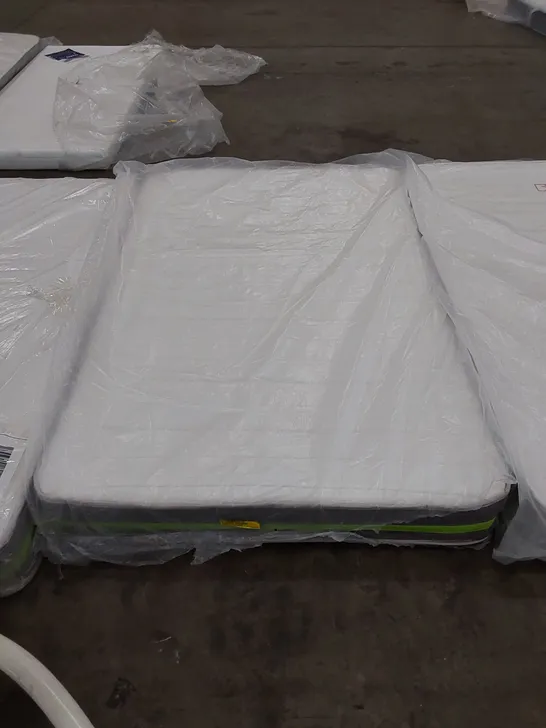 QUALITY BAGGED 4' HYBRID MEMORY FIBRE OPEN COIL MATTRESS 