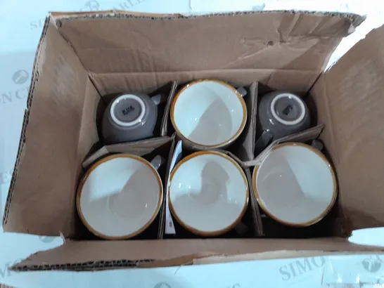 BOX OF 6 TEA CUPS