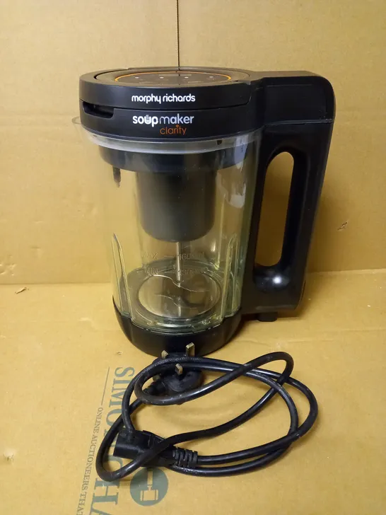 MORPHY RICHARDS CLARITY SOUP MAKER