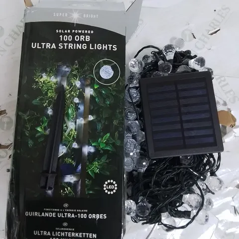 SOLAR STRINGLIGHTS - ULTRA 100 ORB