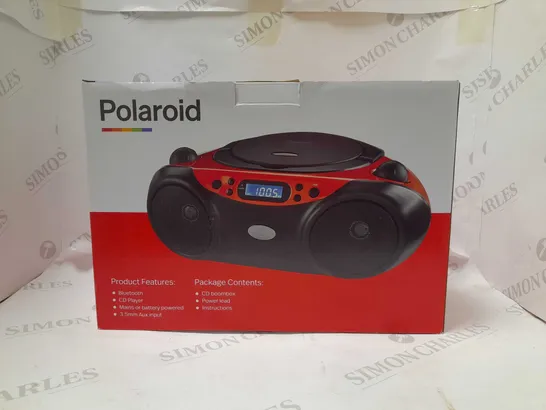 POLAROID BLUETOOTH CD BOOMBOX