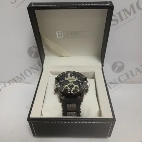 BOXED BARKERS OF KENSINGTON TURBO SPORT WATCH