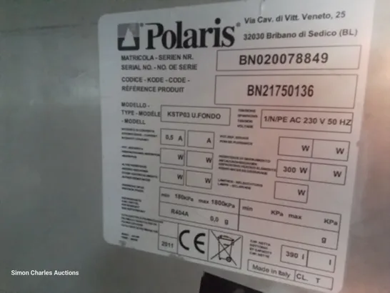 POLARIS TRIPLE DOOR COUNTER FRIDGE Model KSTPO3 