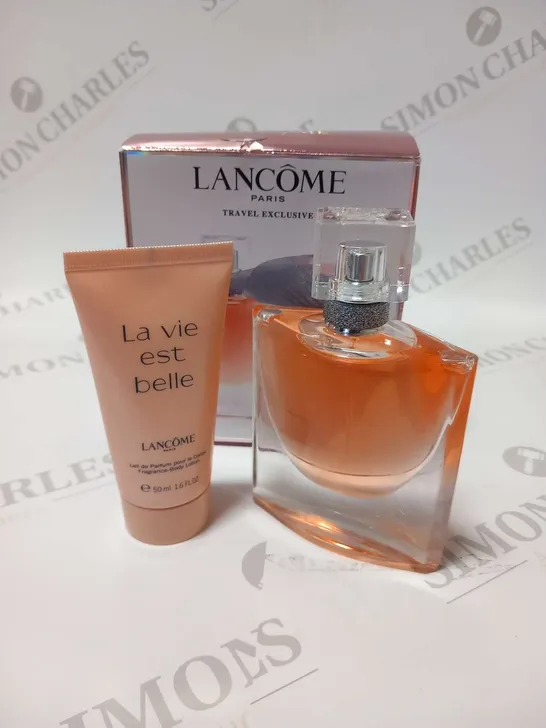 BOXED LANCOME PARIS TRAVEL EXCLUSIVE LA VIE EST BELLE 