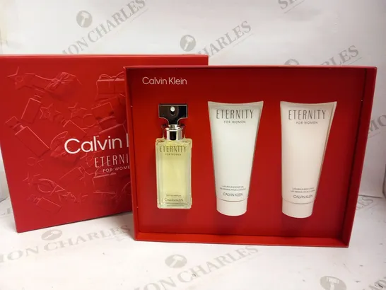 BOXED CALVIN KLEIN ETERNITY FOR WOMEN GIFT SET