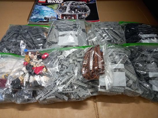 UNBOXED PIECES FROM THE LEGO STAR WARS 10188 SET