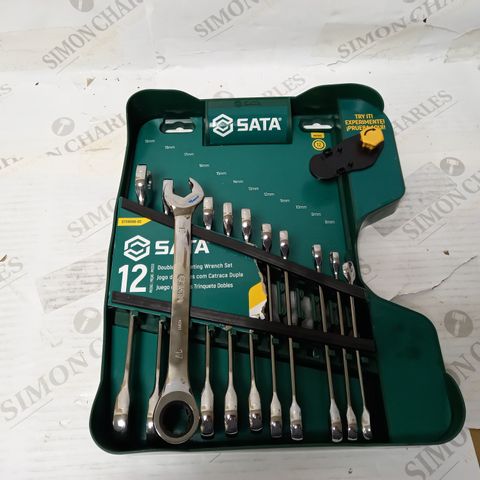SATA ST09066-02 METRIC DOUBLE RATCHETING WRENCH/SPANNER SET